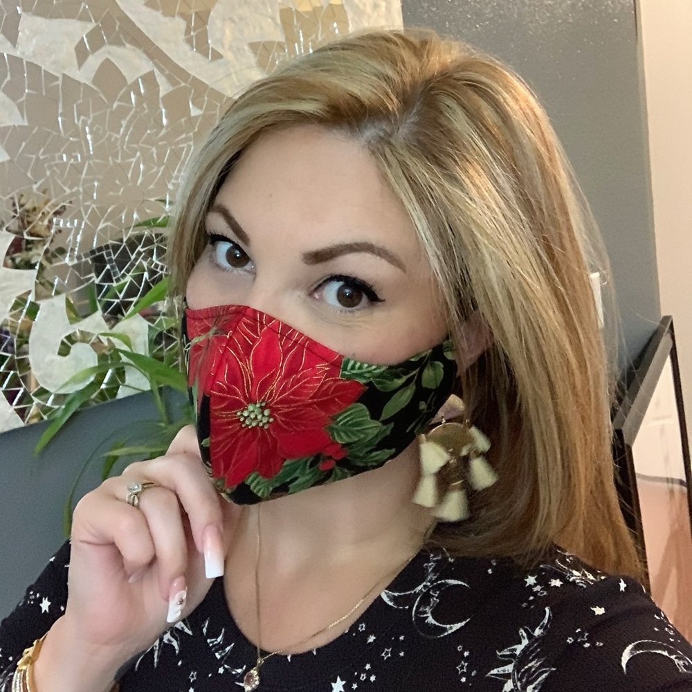 Christmas 🎄 mask reversible and double filter